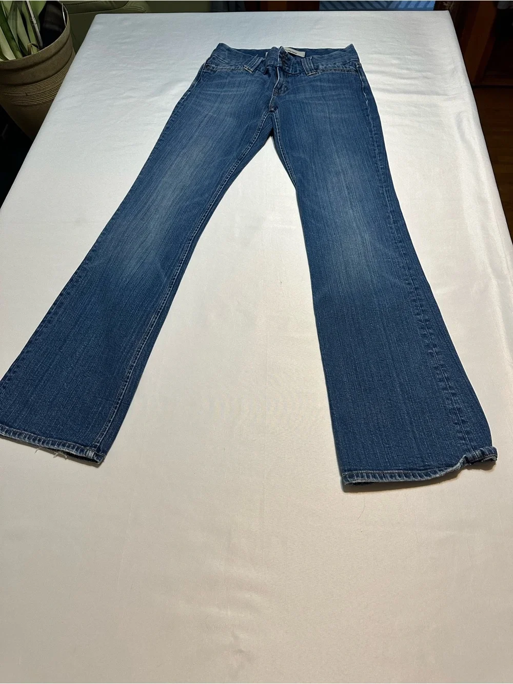 VTG GAP Women's curvy ultra low rise Blue Straight-Leg Jeans